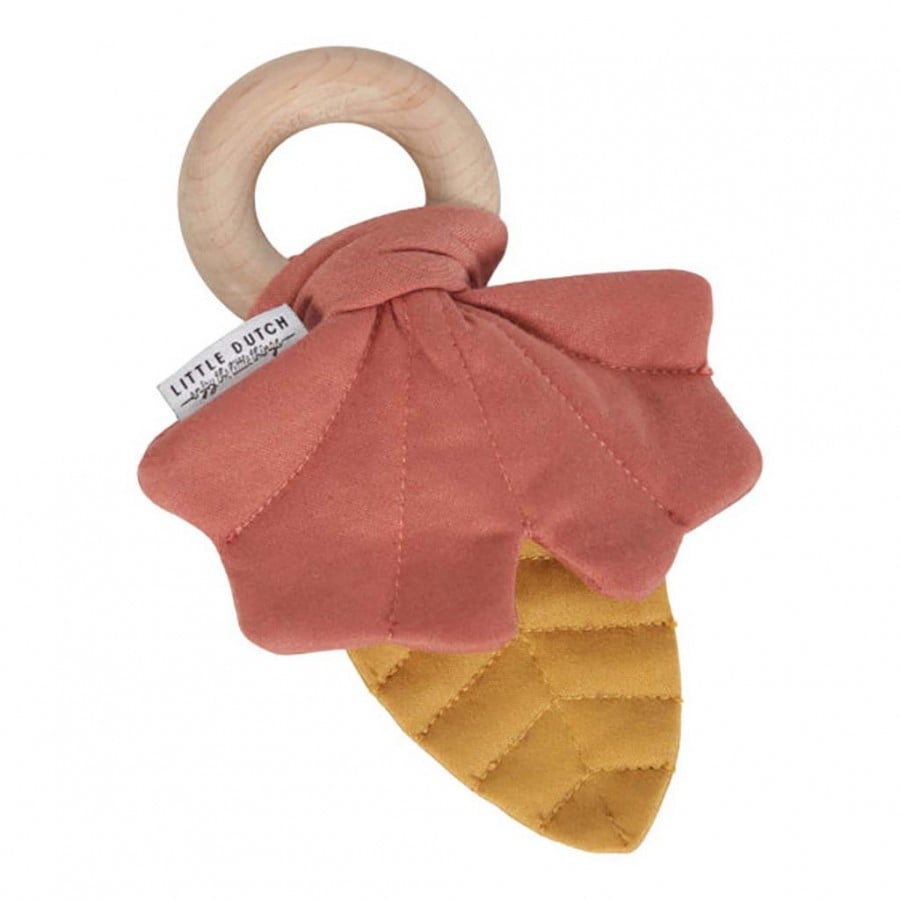 Little Dutch Crinkle toy leaves Pure & Nature dark pink LD4903