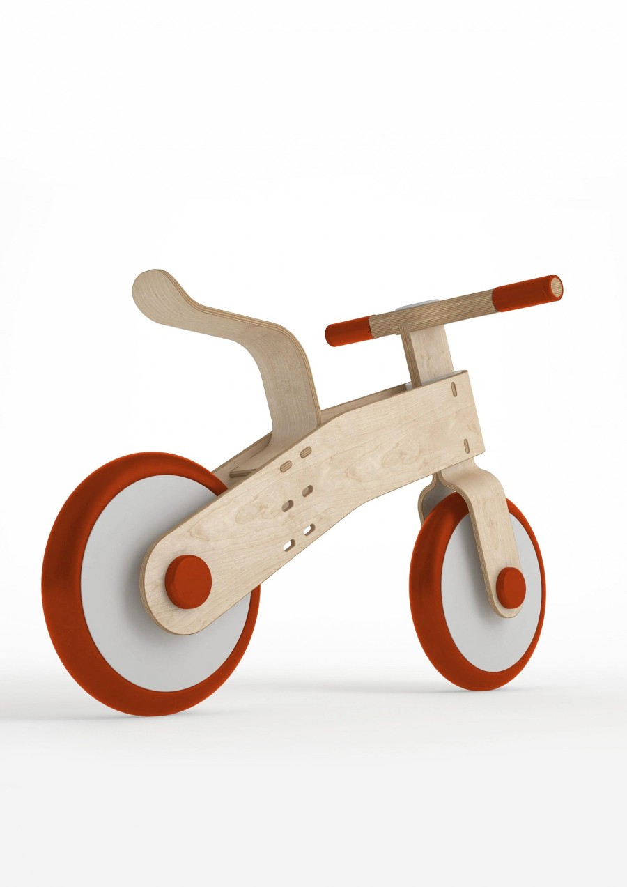 Choppy wooden balance bike brown STUM03