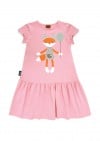 Dress pink with Tuta`s fox print TUTSS2304