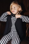 Top with black and white stripes FW23068L