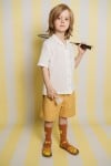 Shorts dusty yellow linen for boy SS23224L