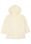 Warm faux fur outer jacket white with hood FW21452L