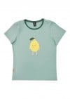 Top mint green with lemon for female SS23289