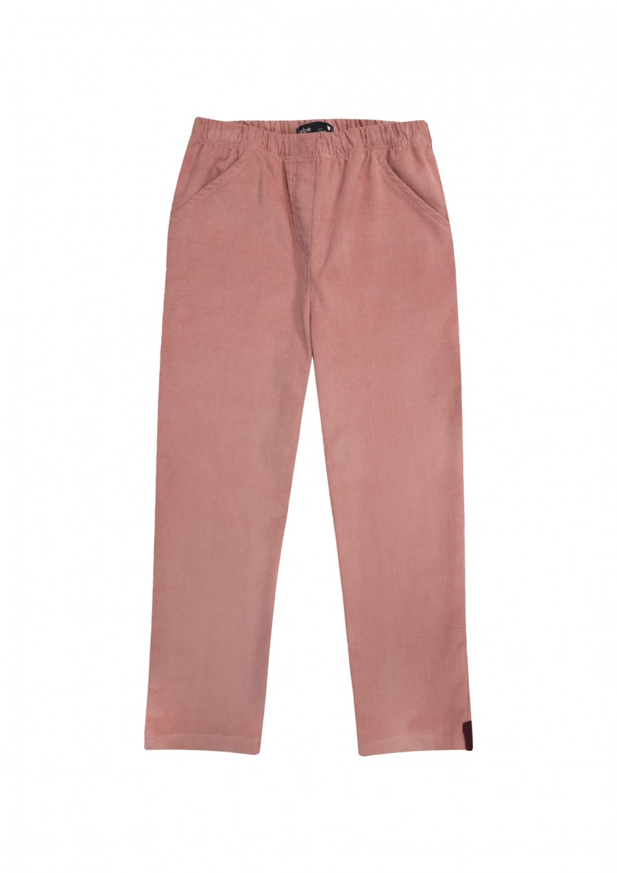 Pants corduroy pastel pink FW20044L