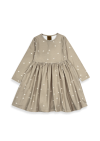 Dress with all-over small duck print 0314_F25062