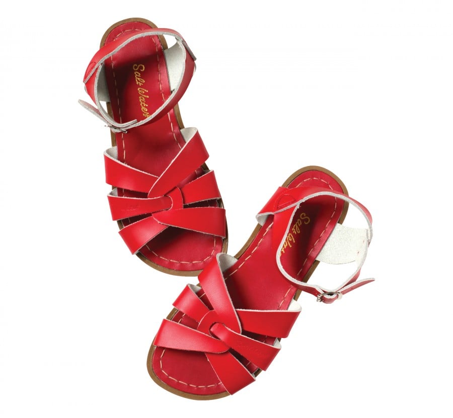 Salt-Water sandals red, adult 884T