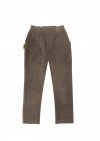 Pants with pockets taupe corduroy 0113_F25051