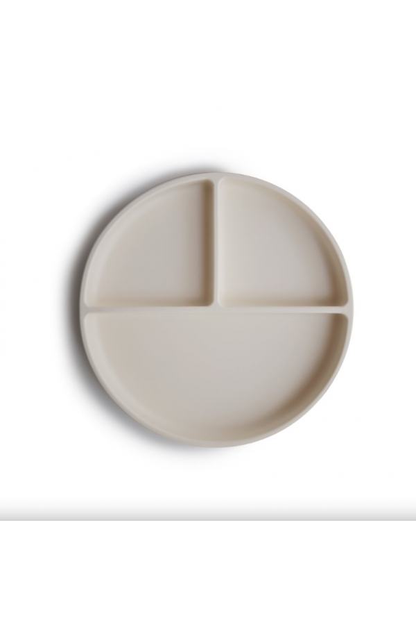 Mushie Silicone Plate - Ivory 2320094