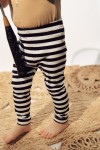 Leggings with black white stripes SS23026L