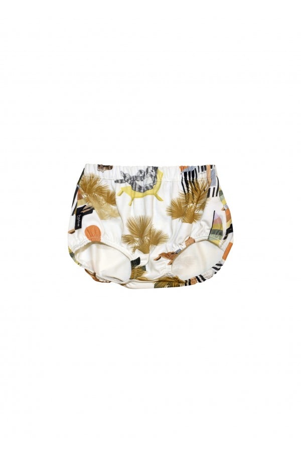 Bloomers with white animal print SS24550