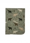 Blanket with elephant print FW23184