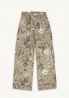 Pants with oyster allover print for female KLA24038