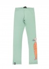 Leggings green with bunny SS20211