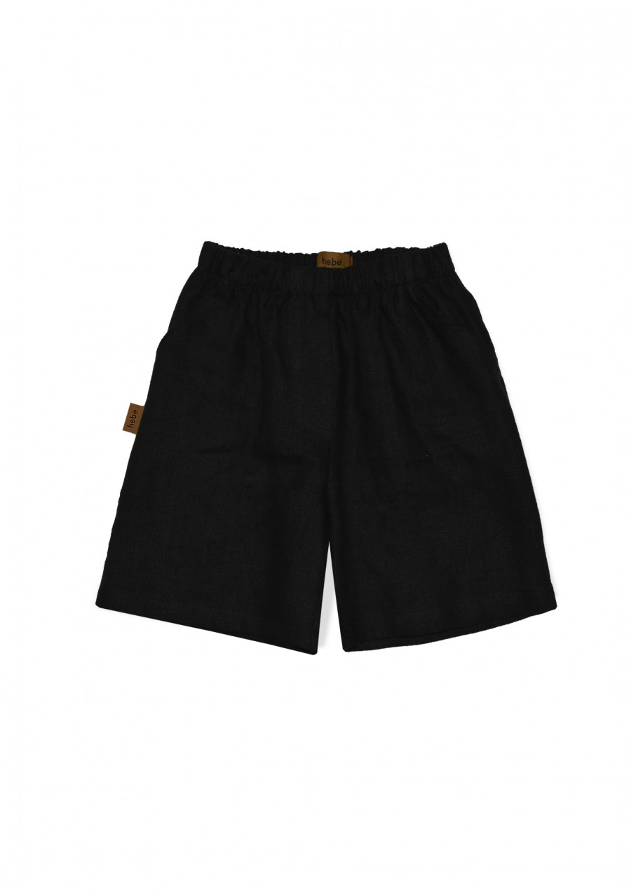 Shorts linen black SS24279L