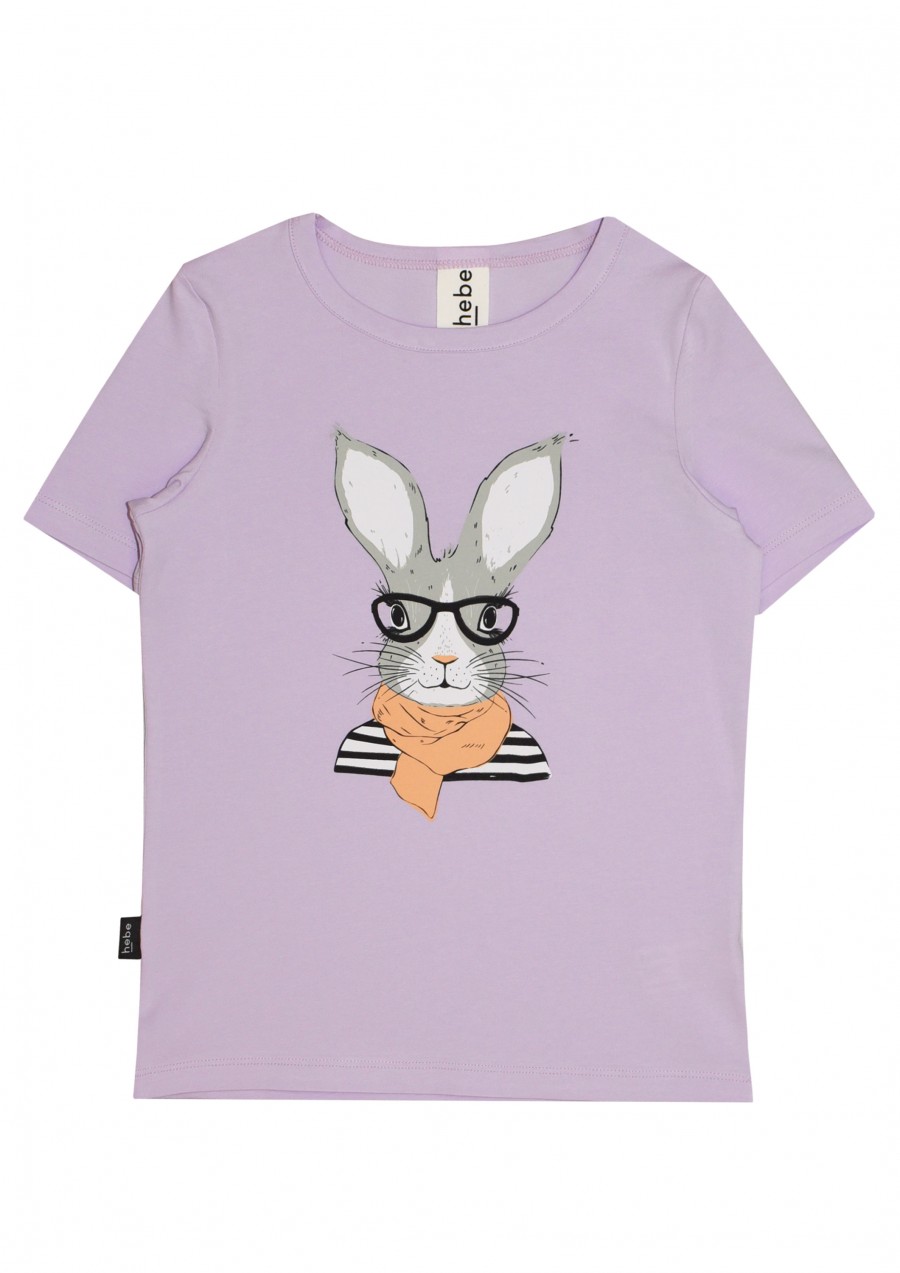 Top purple with Easter bunny for female E21016