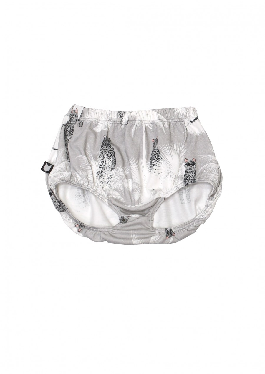 Bloomers with grey animal and palm print SS20118