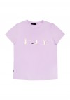 Top light purple with seagulls for female SS21010
