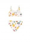 Swimsuit with floral and fruit print SS23258