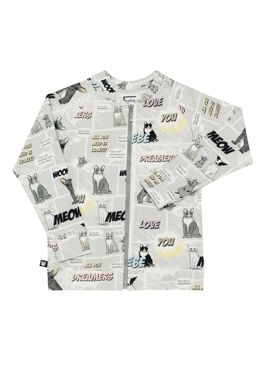 Jacket with comic print SS19149