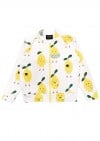 Warm jacket with lemons print SS23250L