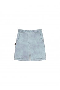 Shorts blue velvet