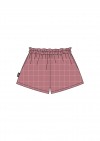 Shorts pink checkered FW21073