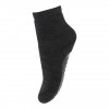 Wool socks anti-slip Dark Grey Melange 79510497