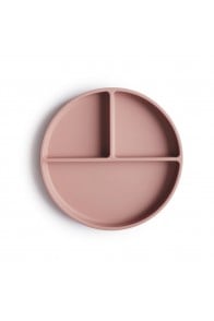 Mushie Silicone Plate - Blush