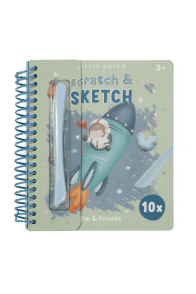 Little Dutch Scratch and Sketch book Jim & Friends