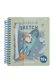 Scratch and Sketch book Jim & Friends
