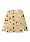 Top with dog friends print FW21308