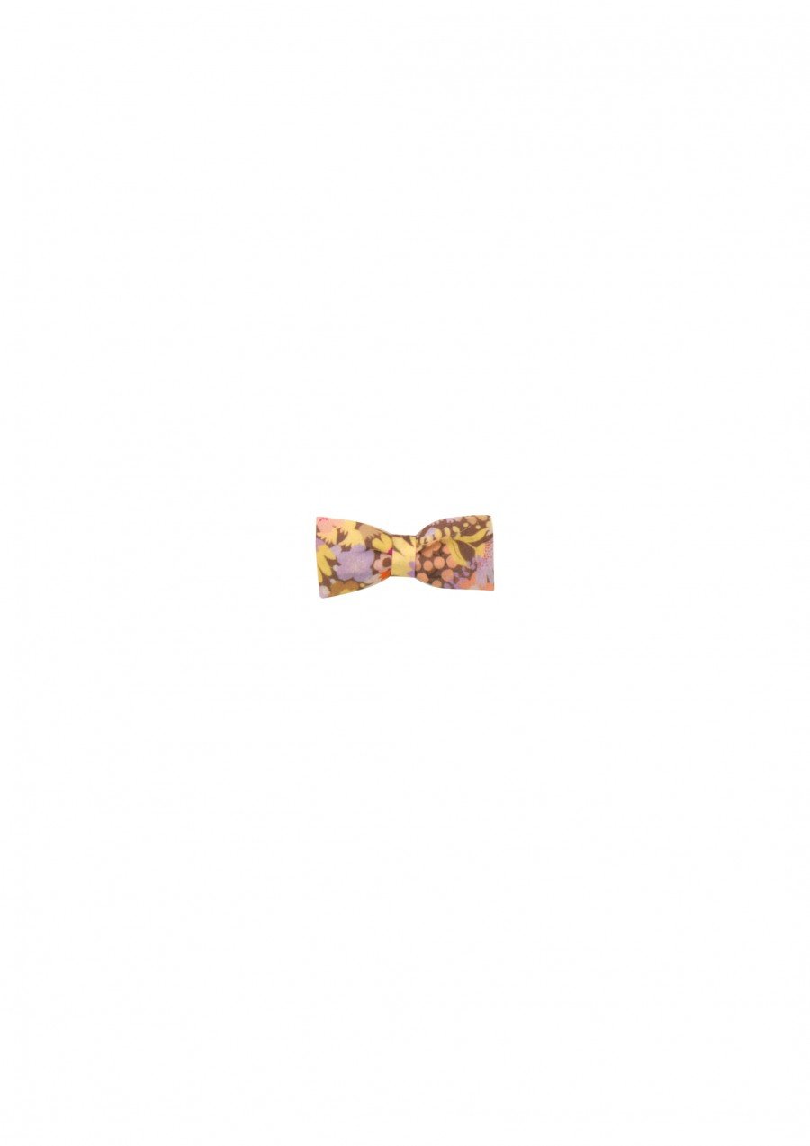 Hair clip with lilac floral print SS23129