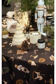 Tablecloth with festive all-over print 3,5m x 1,4m