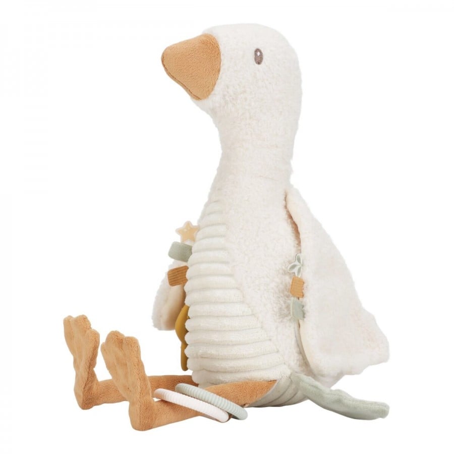 Little Dutch Activity Cuddle Toy Little Goose ´Newborn Naturals´ GRS LD8431