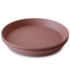 Mushie Dinner Plate - Round - Woodchuck 2305221