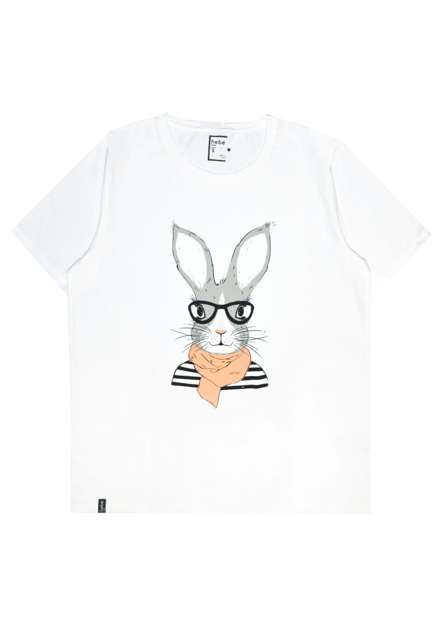 Top white with  Easter bunny for male E21044