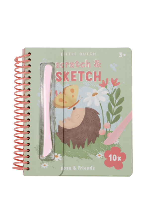 Scratch and Sketch book Rose & Friends LD125537