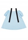My little daughter linen summer dress, sky blue SS180186