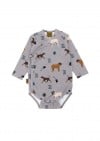 Body wrap over with dog print FW23199