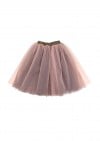 Skirt cocoa dusty pink tulle FW24141