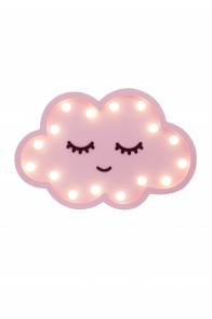 Light sign pink cloud