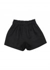 Shorts black linen for girl SS19162L