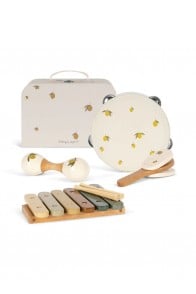 Music set lemon glossy