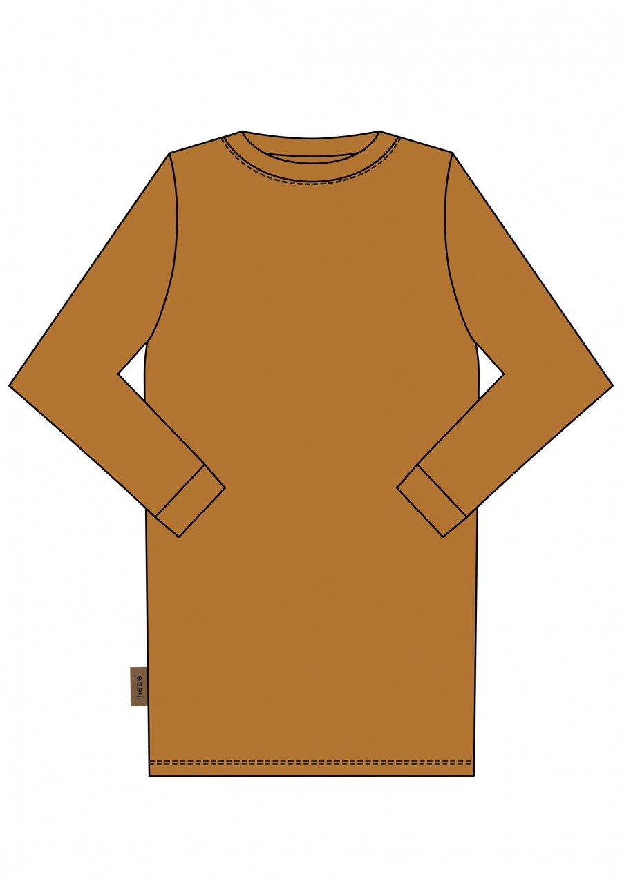 Sweater dress cinnamon SS24397