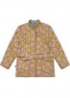 Jacket quilted fabric with print SS23127L