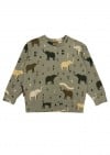 Sweatshirt with elephant print FW23191L