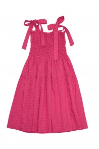 Dress pink plumetis for female