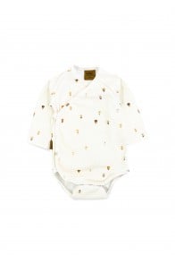 Wrap body with all-over small flowers print