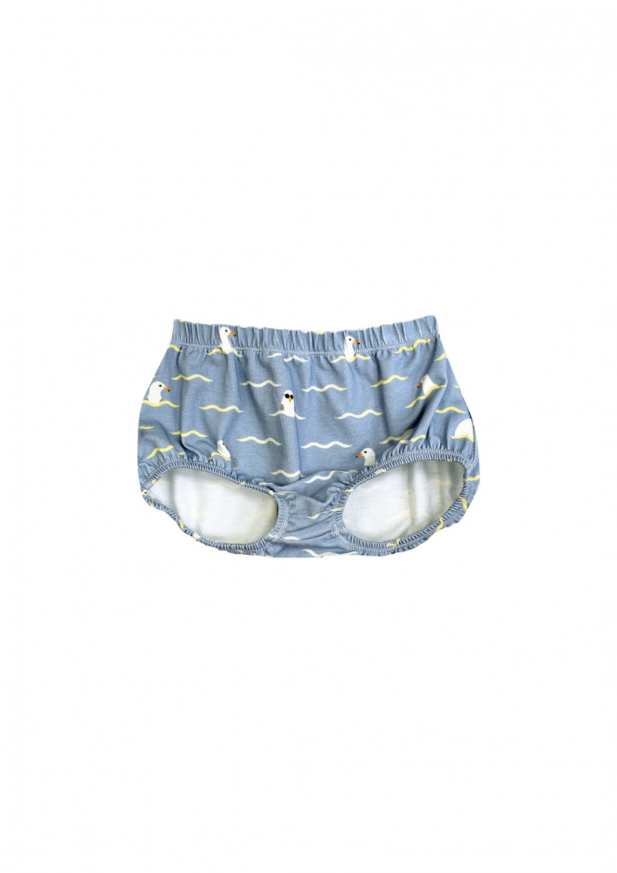 Bloomers with blue sea print SS21314