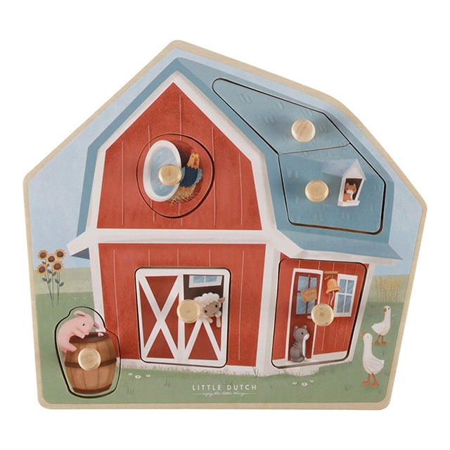 Little Dutch wooden puzzle ´Little Farm´ FSC LD7158